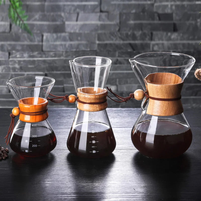 Recipiente de vidrio Chemex para preparar café