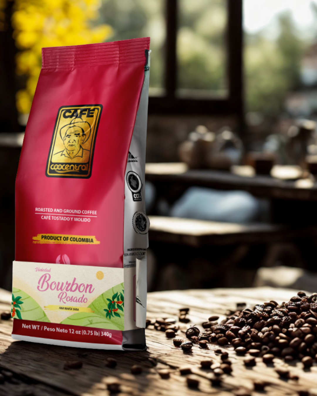 Coocentral Café Bourbon Rosado