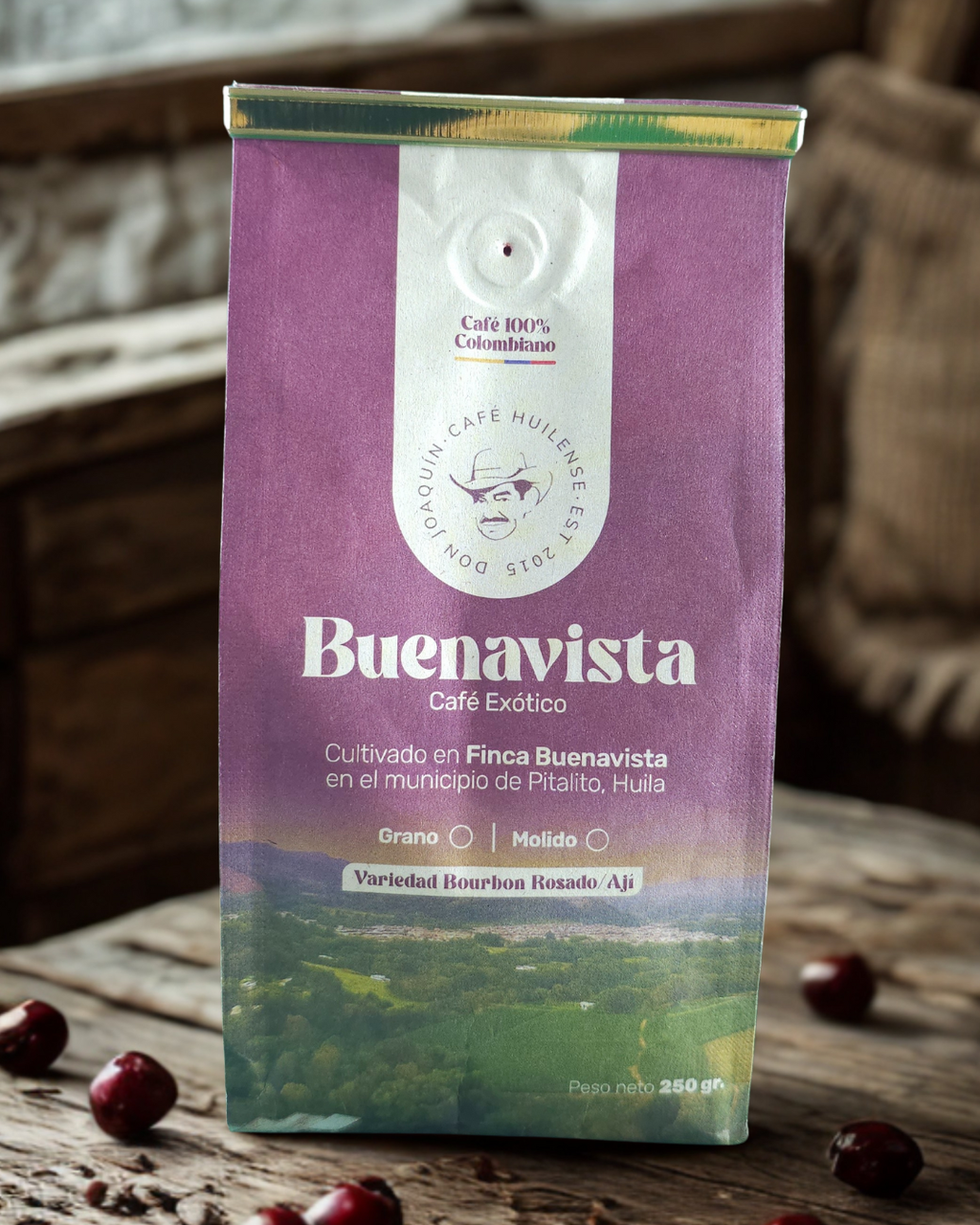 Café Don Joaquín-Buenavista-Bourbon Rosado/Ají