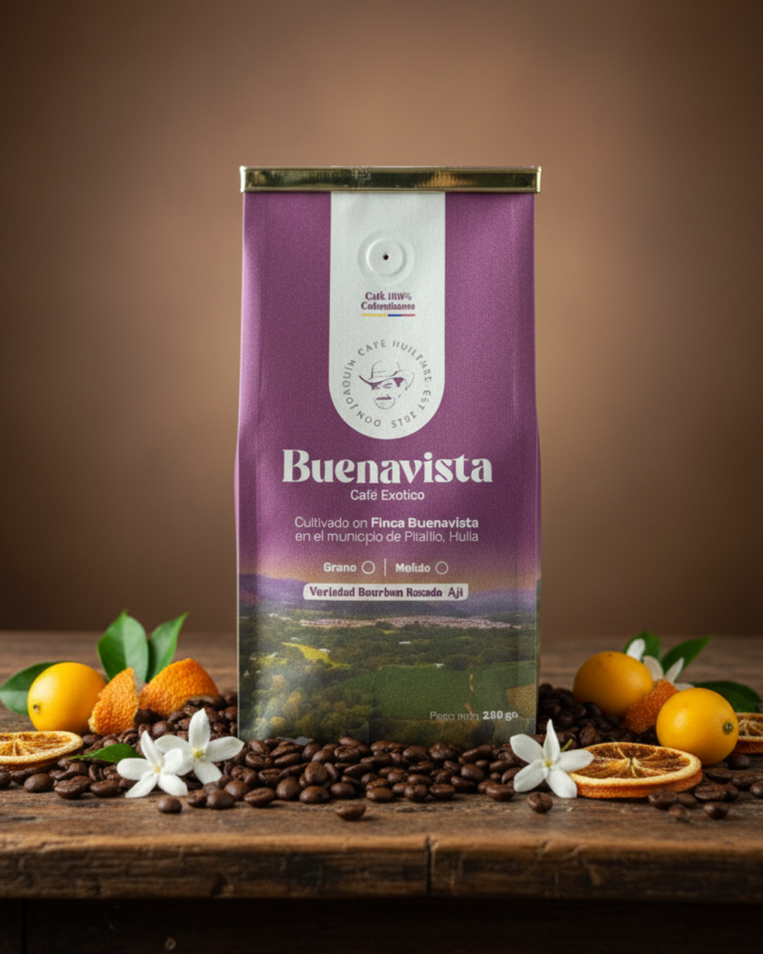 Café Don Joaquín-Buenavista-Bourbon Rosado/Ají