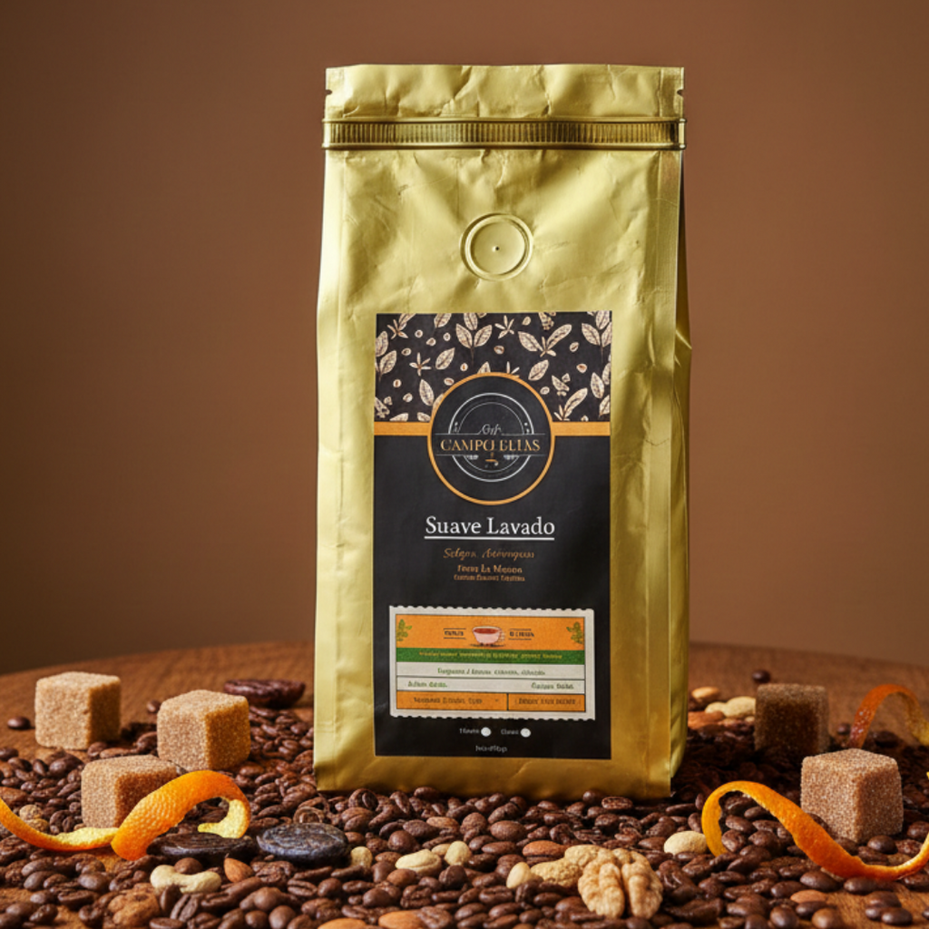 Café Campo Elías Castillo en grano/molido, presentaciones 250g y 500g, café de especialidad colombiano