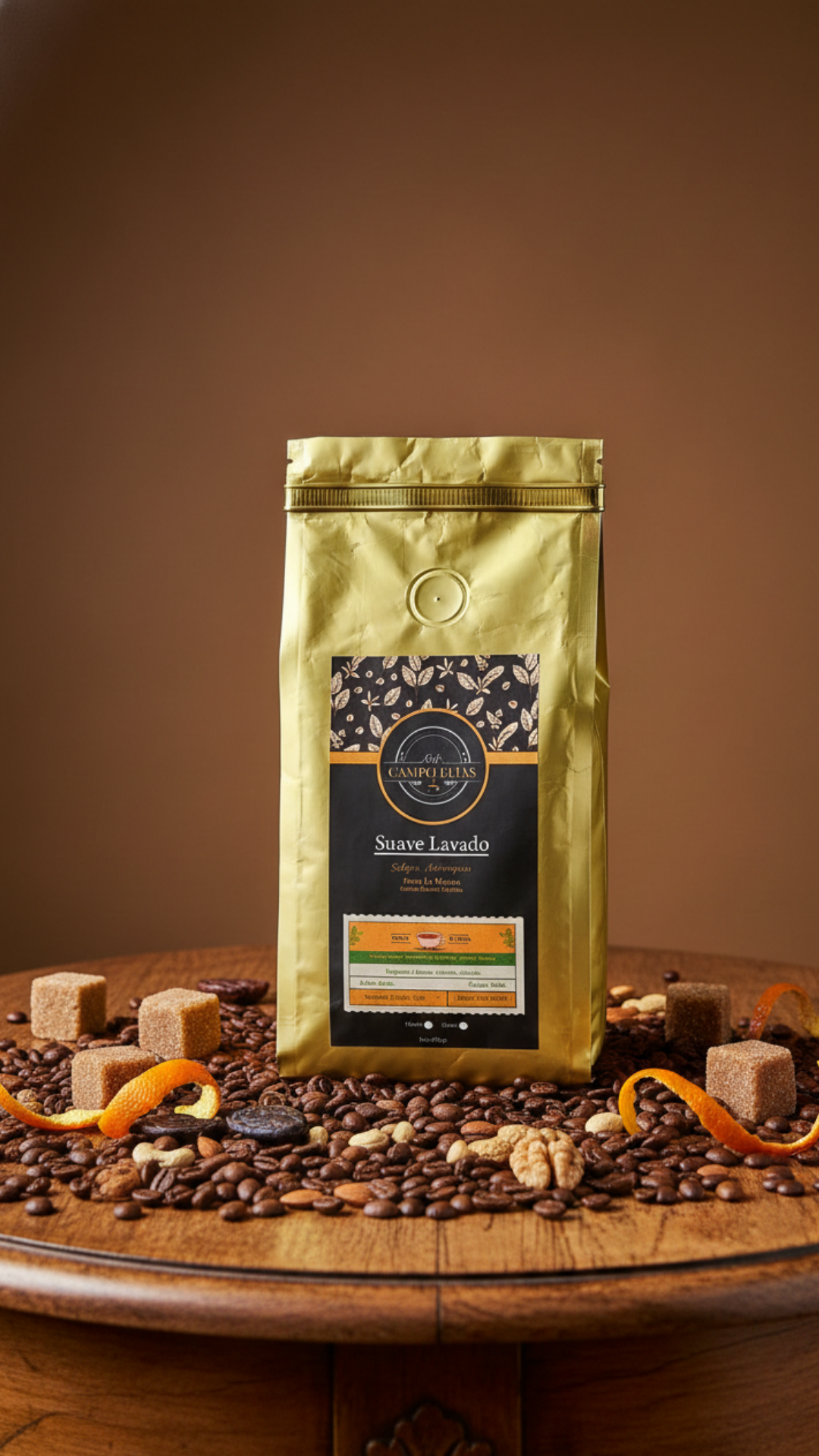 Café Campo Elías Castillo en grano/molido, presentaciones 250g y 500g, café de especialidad colombiano