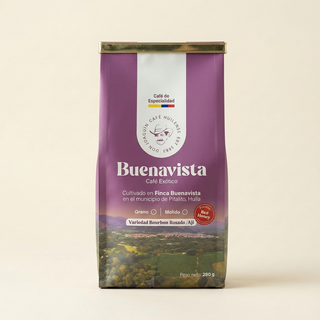 Café Don Joaquín-Buenavista-Bourbon Rosado/Ají