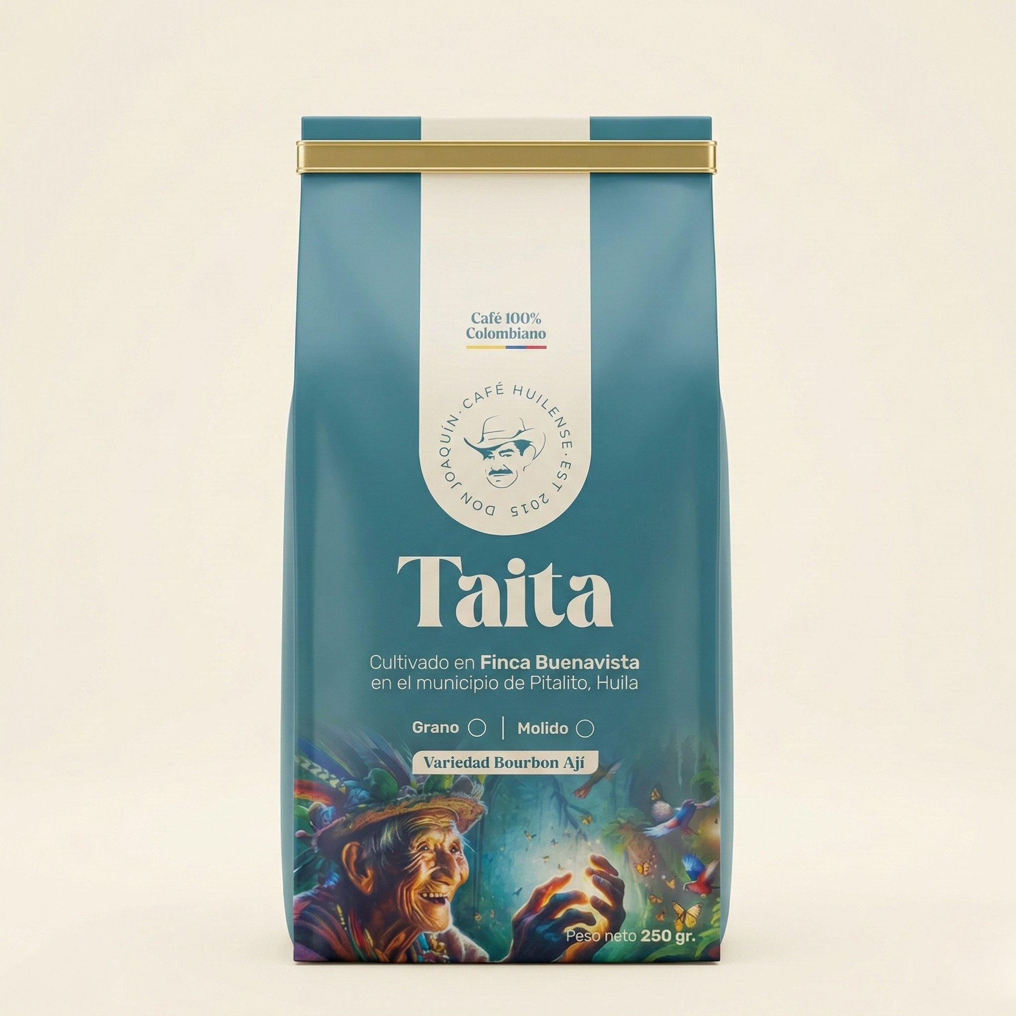 Café Don Joaquín - Taita Bourbon Ají con CBD