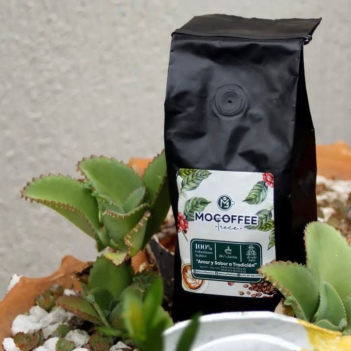 Café Mocoffee Clásico en grano/molido, presentaciones 250g y 500g, café de especialidad colombiano