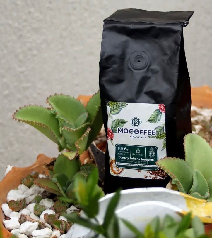 Café Mocoffee Clásico en grano/molido, presentaciones 250g y 500g, café de especialidad colombiano