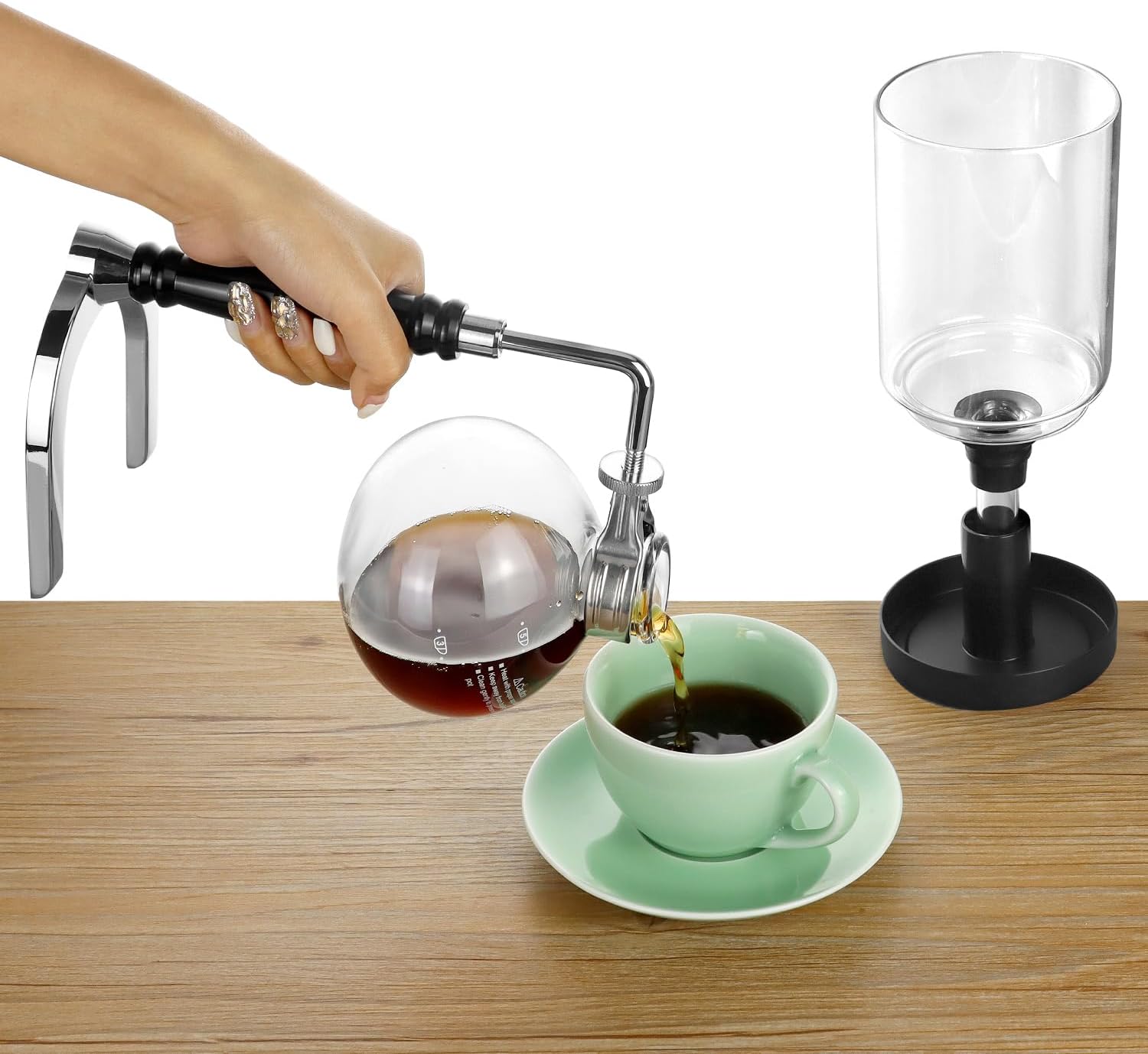 Sifon japones para extracción de cafe 