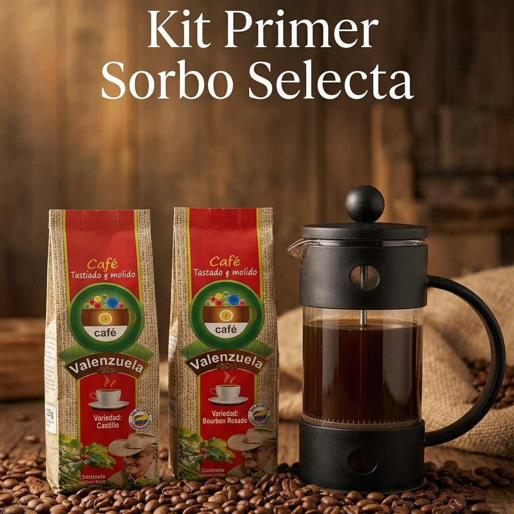 Kit Primer Sorbo — Café de Especialidad + Prensa Francesa