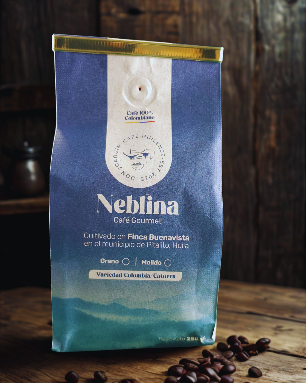 Café Don Joaquín-Neblina-Variedad Colombia/Caturra