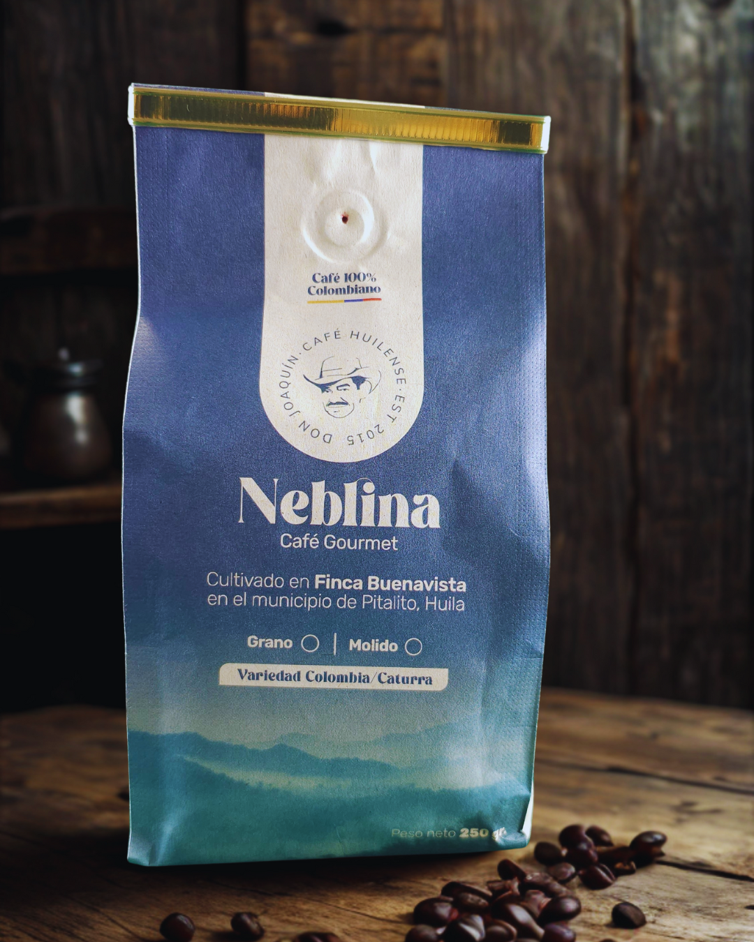 Café Don Joaquín-Neblina-Variedad Colombia/Caturra