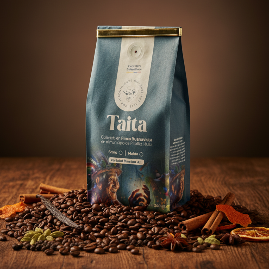 Café Don Joaquín - Taita Bourbon Ají con CBD